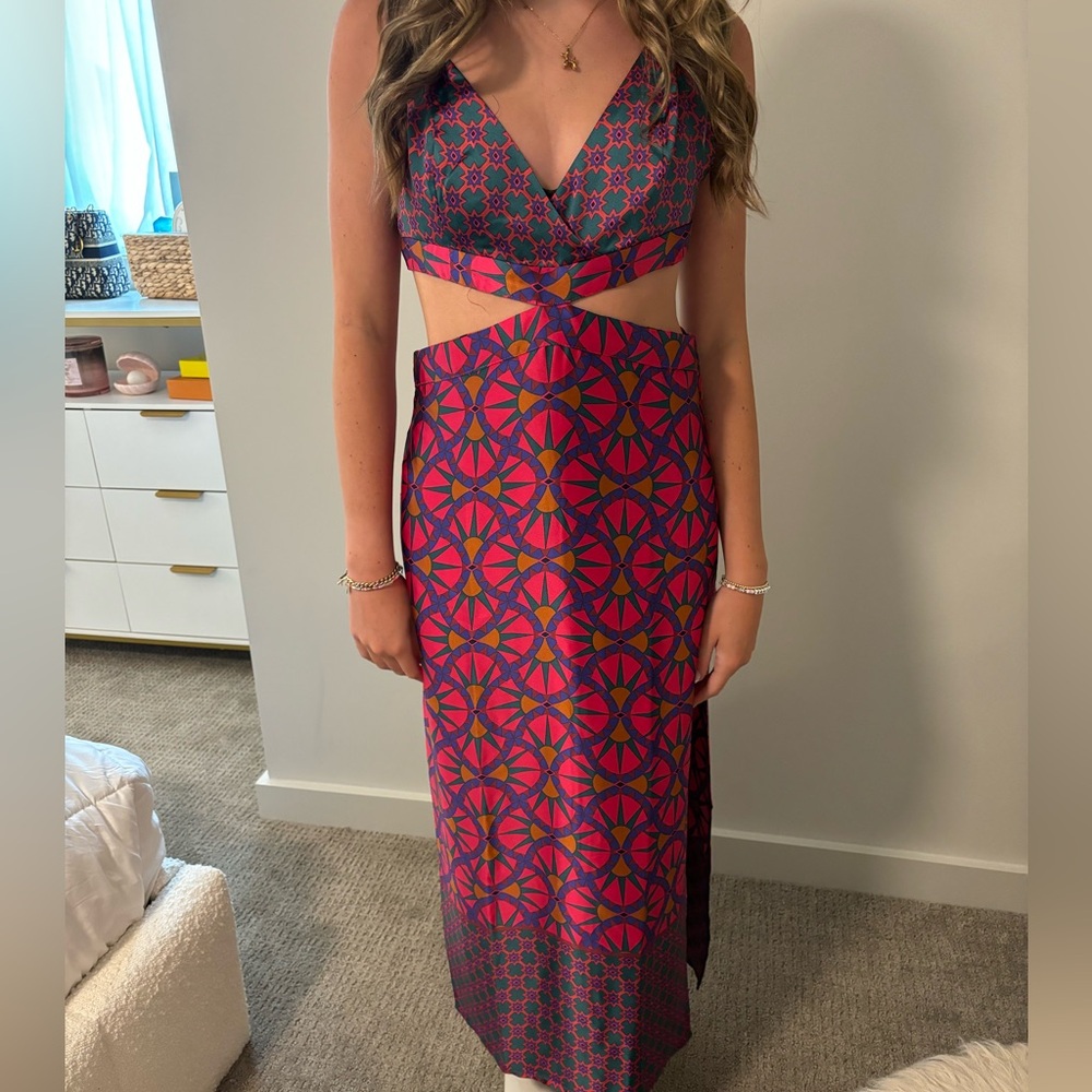 House of Harlow satin dress